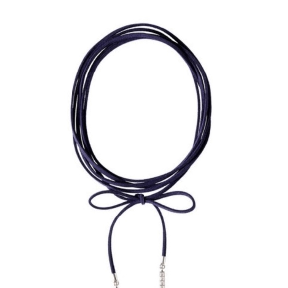 CHLOE + Isabel Hero Metal + Leather Necklace NEW - Picture 9 of 13